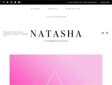 Tablet Screenshot of natashasolae.com